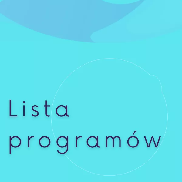 Lista program&oacute;w dotacyjnych